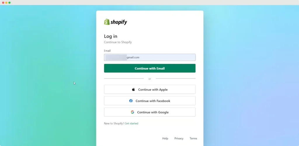 how to change shopify store name url admin login Page