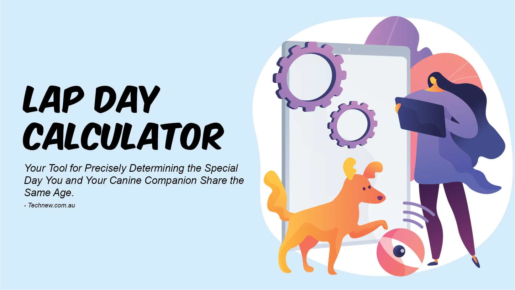 dog lap day calculator